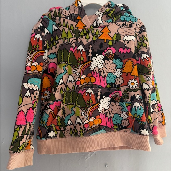 Spotted Zebra funky landscape hoodie - Picture 1 of 2